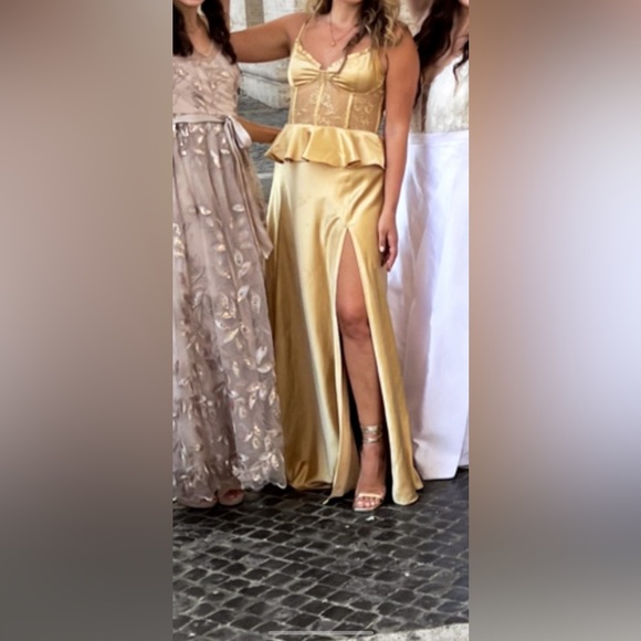 V. Chapman Dianthus Dress in Warm Sand - Picture 8 of 16